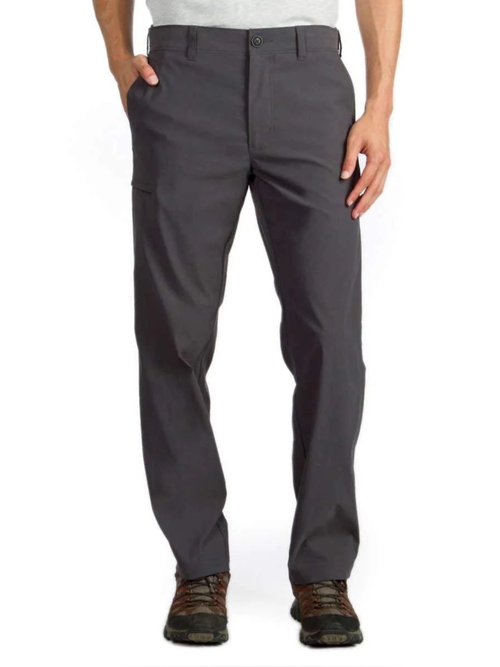 Union Bay Classic Fit UB Tech Pants Men’s Charcoal Gray Nylon Stretch Size 40x30